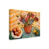 Trademark Fine Art Lorraine Platt 'Apples And Flowers' Canvas Art, 18x24 ALI42696-C1824GG